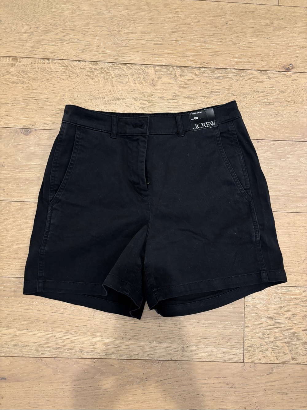 NWT J. Crew Black Chino Shorts